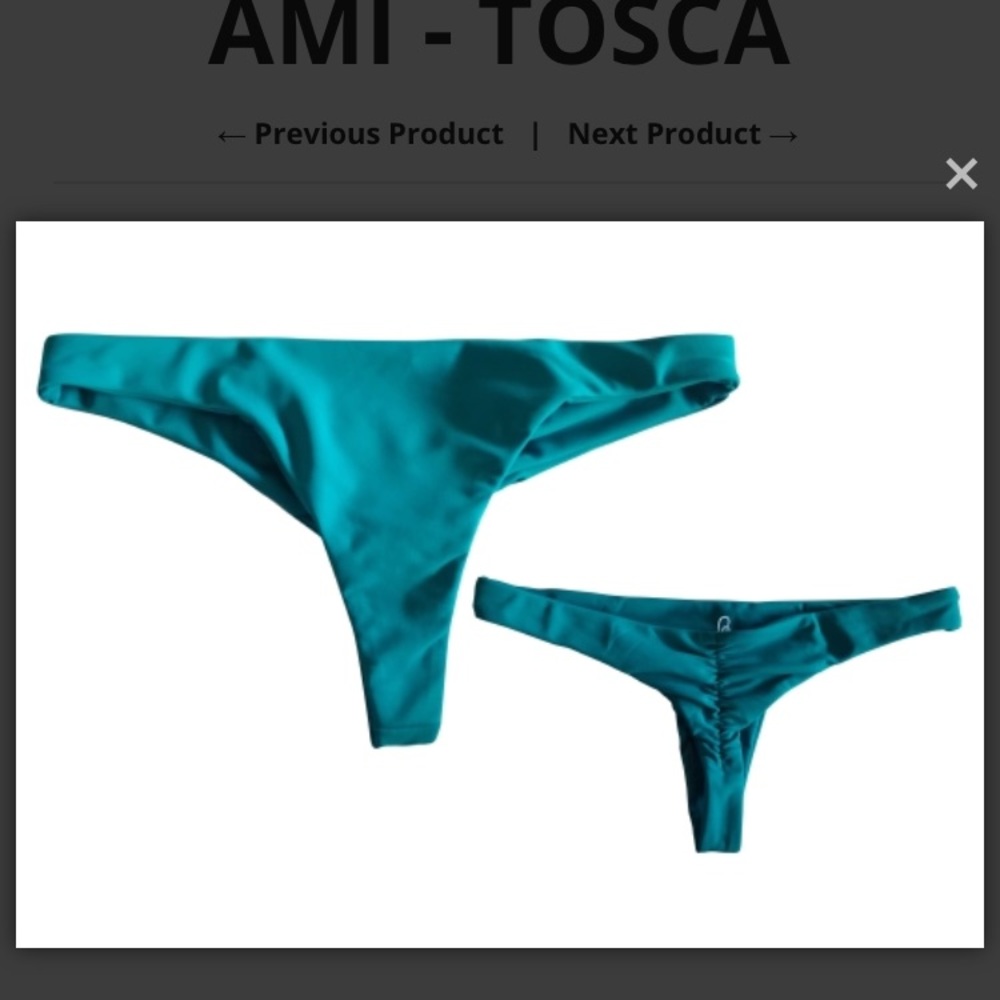 Liquid ambition swim bottoms-M